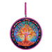 Posaolla colgante ceramica corcho arbol de la vida hilo fucsia 4214-6