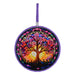Posaolla colgante ceramica corcho arbol de la vidahilo morado 4214-3