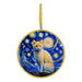 Posaolla gato amarillo noche estrellada van gogh colgante corcho ceramica 3966-2