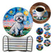 Portada Posavaso perro van gogh ceramica 3912