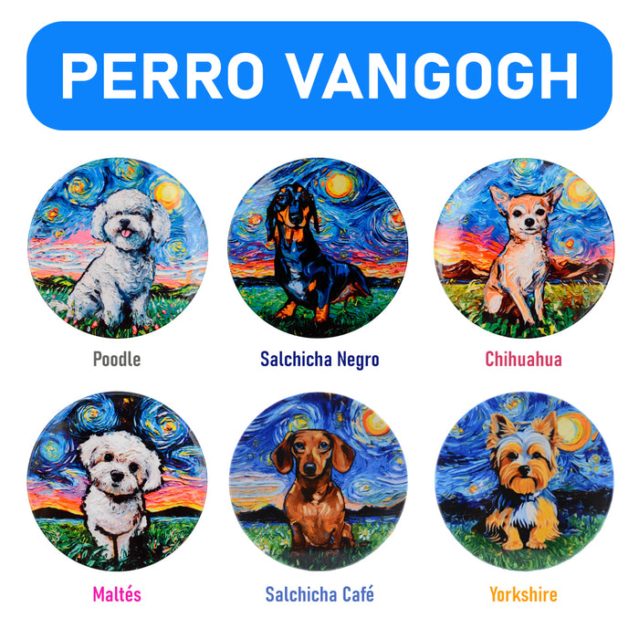 Portada Posavaso perro van gogh ceramica 3912