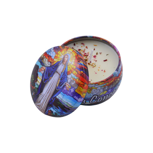 Velas aromatica santos metal virgen concepcion 4236-2