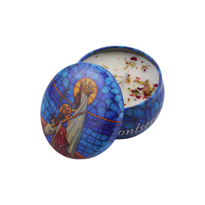 Velas aromatica santos metal virgen monserrat 4236-10