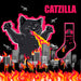Portada calcetin algodon largo mujer catzilla gato 208