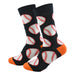 Portada calcetin algodon largo pelotas beisbol 527