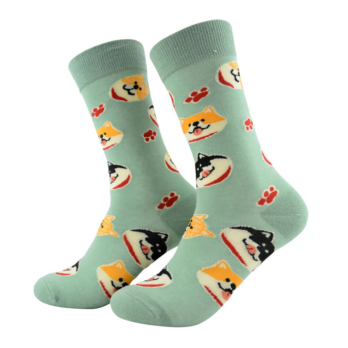 Portada calcetin algodon largo perros 222