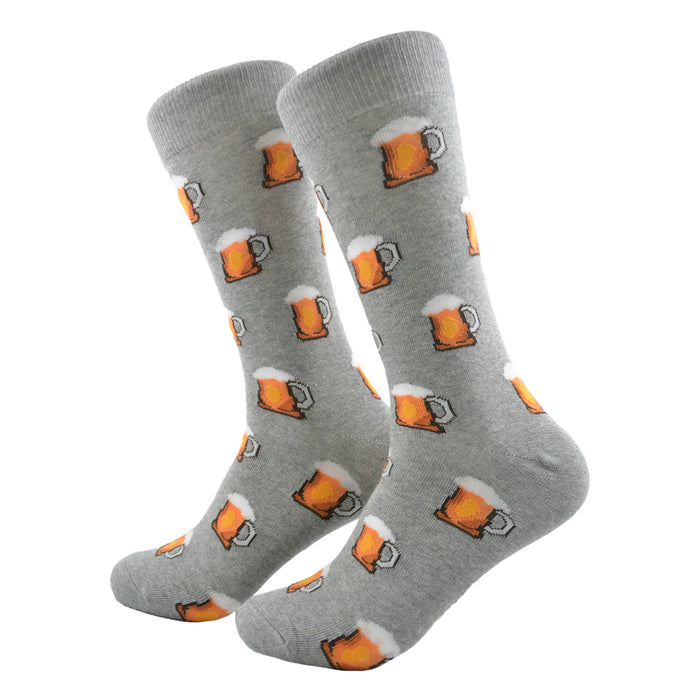 Portada calcetin largo algodon jarra cerveza 567