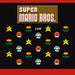 Portada calcetin largo algodon video juegos mario mujer 200