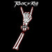 Portada calcetin largo algodon viva rock n roll mujer 267
