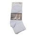 Portada calcetin pack 3 pares blancos algodon 3733