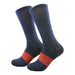 Portada calcetines largos poliester futbol azul 4021-4