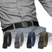 Portada cinturones nailon plasticos hombre 4057