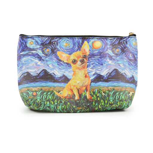 cosmetiquero perro Van Gogh pintura arte chihuahua 4050-8