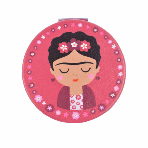Portada espejo vidrio metal Frida Khalo frutilla 4072-19