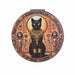 espejo vidrio metal gatos egipcios 4072-38