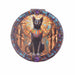 espejo vidrio metal gatos egipcios 4072-40