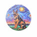 espejo vidrio metal perros van gogh 4072-12 labrador