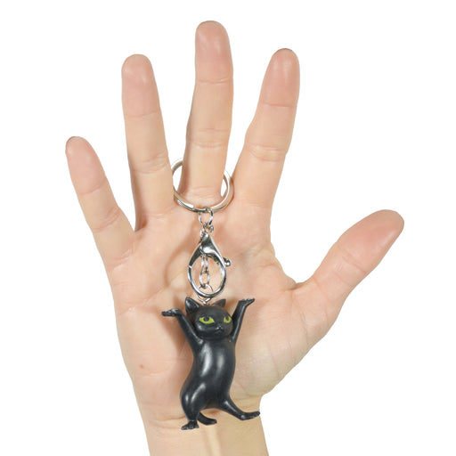 Portada llavero gato negro parado 4047-1
