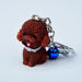 Portada llavero perro cascabel poodle cafe 3948-2