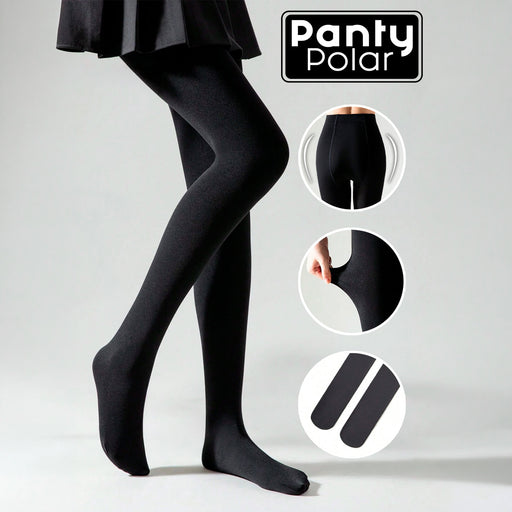 Portada panty polar negra estandar 4240
