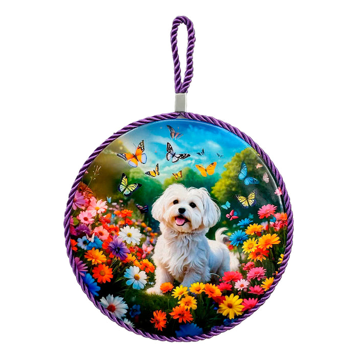 Portada posaolla perro maltes jardin ceramca corcho 3924-5