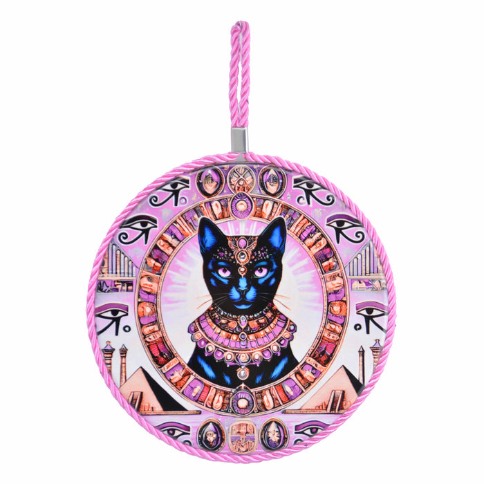 posaolla colgante ceramica corcho gato egipcio caras 4086-3