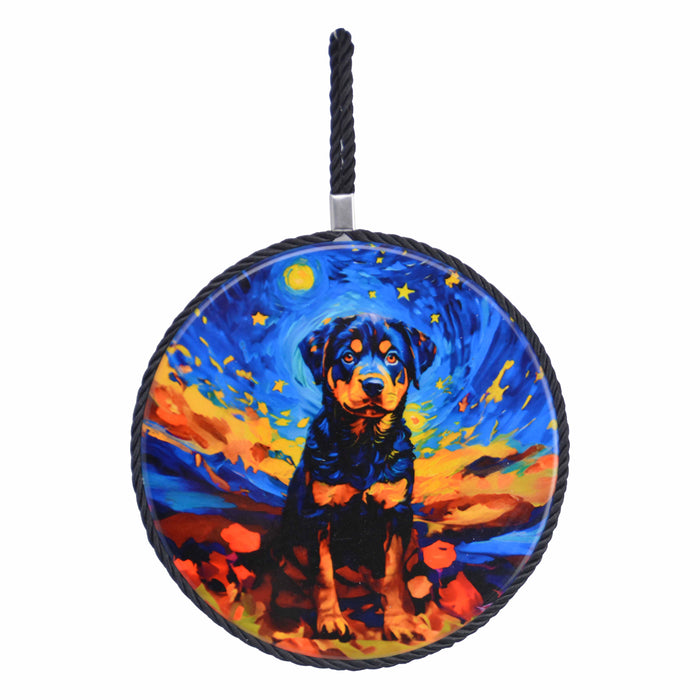 posaolla colgante ceramica corcho perro Rottweiler 4067-9