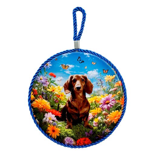 Portada posaolla perro salchicha cafe ceramca corcho jardin 3924-3