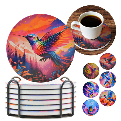 Portada posavasos ceramica corcho colibri 3989