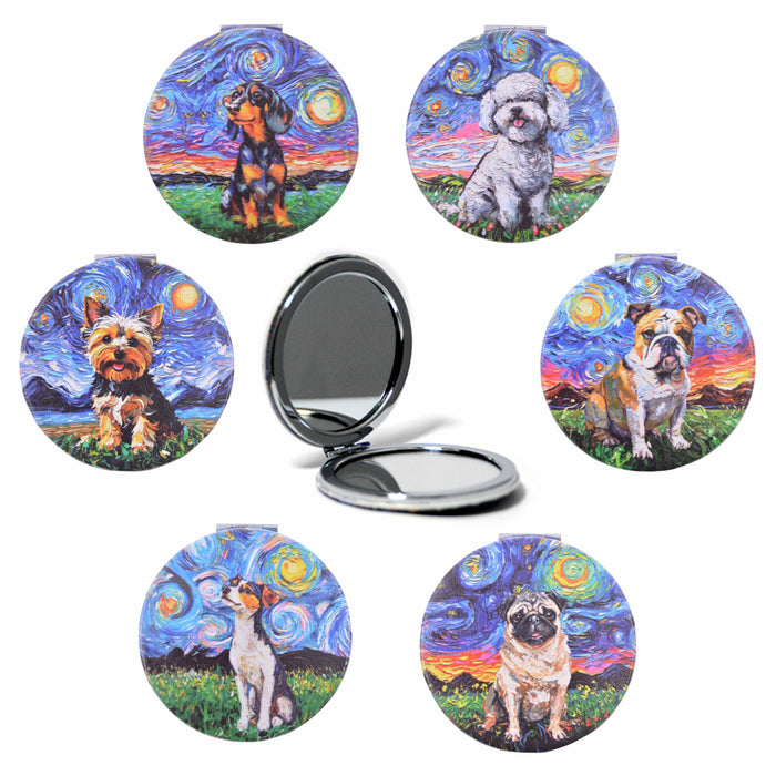 Portada principal espejo vidrio metal perros van gogh 4072-1