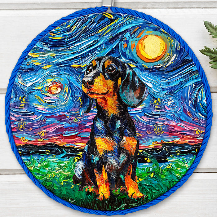 Posaollas Perro Salchicha Negro