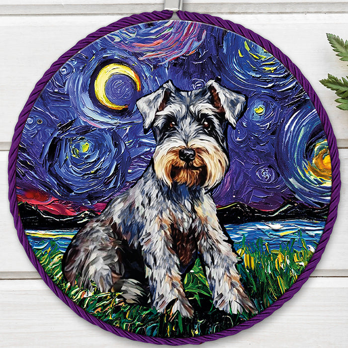 Posaollas Perro Schnauzer Pintura