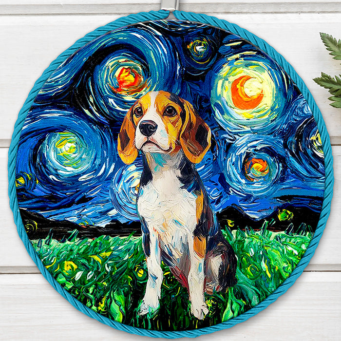 Posaollas Perro Beagle Pintura