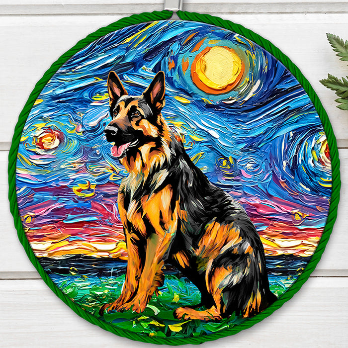 Posaollas Perro Pastor Alemán Pintura