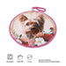 Posaolla ceramica corcho colgante perro yorkshire beige jardin 3372-6