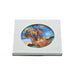 Posaolla ceramica corcho pintura perro salchicha cafe 4112-1