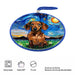 Posaolla ceramica corcho pintura perro salchicha cafe 4112-1