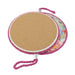 Posaolla ceramica corcho colgante gato  blanco negro jardin 3371-5