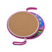 Posaolla ceramica corcho colgante gato blanco negro pintura 4257-3