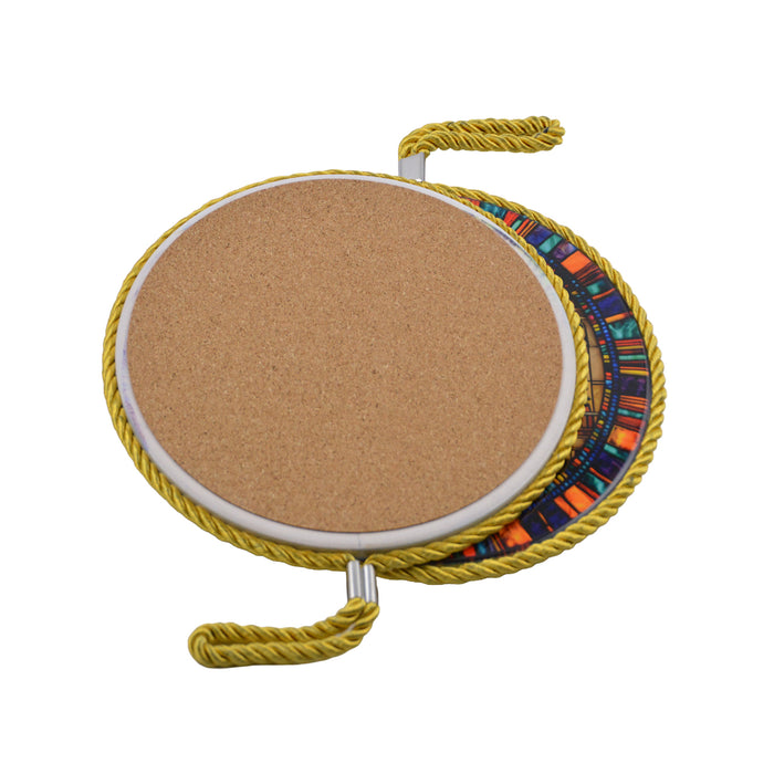Posaolla ceramica corcho colgante gatos egipcios 4241-1