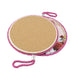 Posaolla ceramica corcho colgante perro yorkshire beige jardin 3372-6