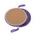 Posaolla colgante ceramica corcho mariposa hilo morado 4215-6
