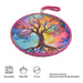 Posaolla colgante corcho ceramica arbol vida fucsia 3993-6