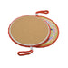Posaolla colgante corcho ceramica mano fatima rojo 3995-4