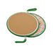Posaolla colgante corcho ceramica mano fatima verde 3995-1