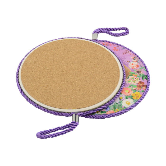 Posaolla perro floral ceramica beagle corcho 3854-4