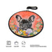 Posaolla perro floral ceramica medidas bulldog frances 3854-1