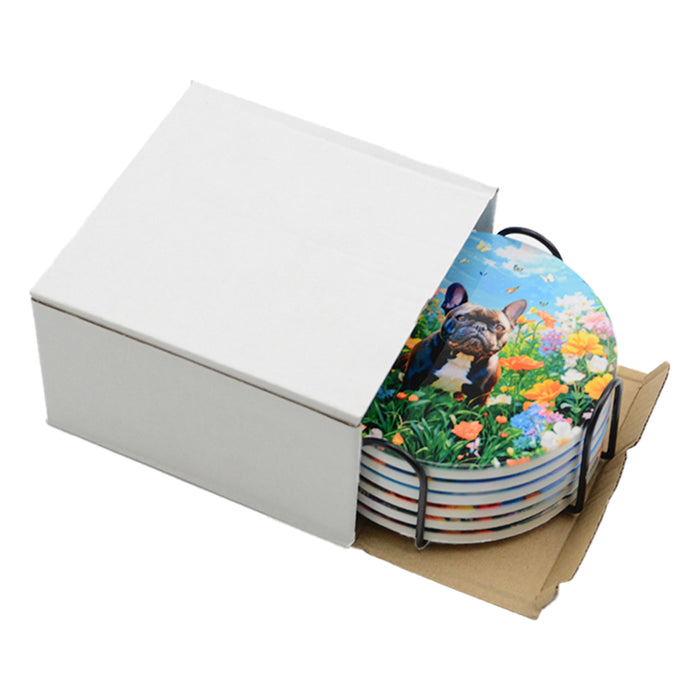 Posavaso ceramica corcho perros base 3922