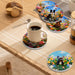 Posavaso ceramica corcho perros base 3922