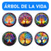 Posavasos ceramica corcho arbol de la vida 4218